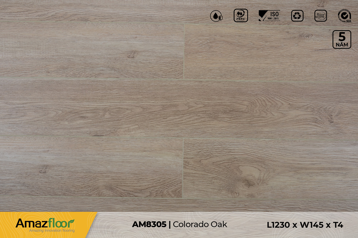 Sàn nhựa Amazfloor AM8305 Colorado Oak – 4mm