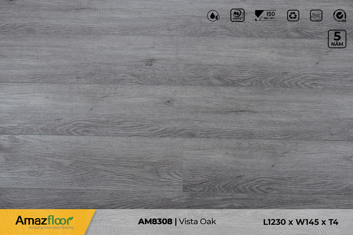 Sàn nhựa Amazfloor AM8308 Vista Oak – 4mm