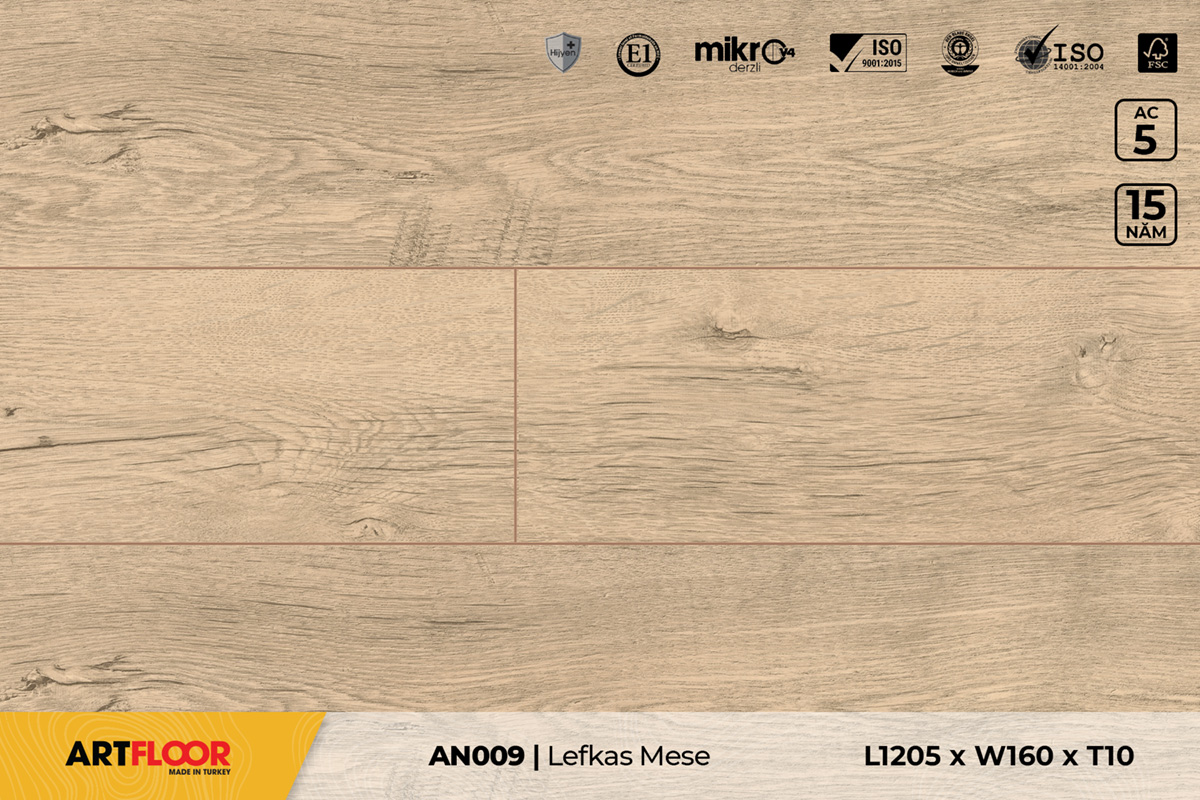 Sàn gỗ Artfloor AN009 – Lefkas Mese – 10mm – AC5