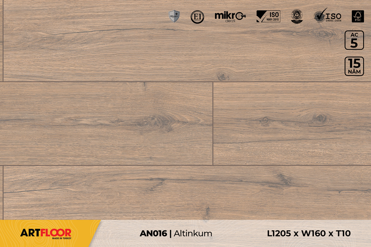 Sàn gỗ Artfloor AN016 – Altinkum – 10mm – AC5
