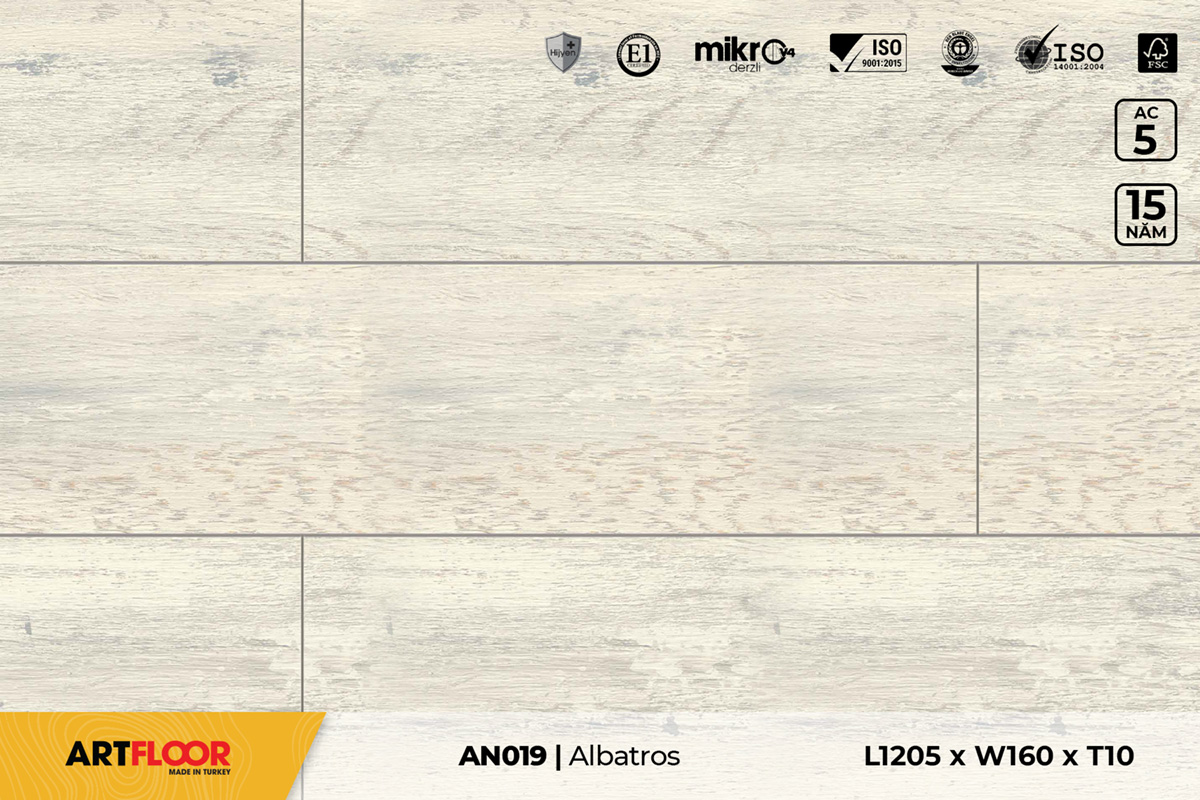 Sàn gỗ Artfloor AN019 Albatros – 10mm – AC5