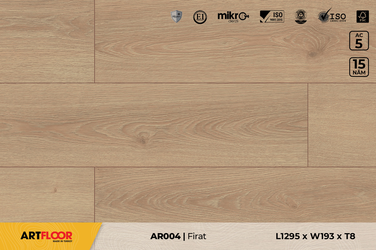 Sàn gỗ Artfloor AR004 – Firat – 8mm – AC4