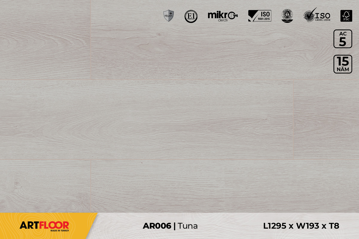 Sàn gỗ Artfloor AR006 – Tuna – 8mm – AC4