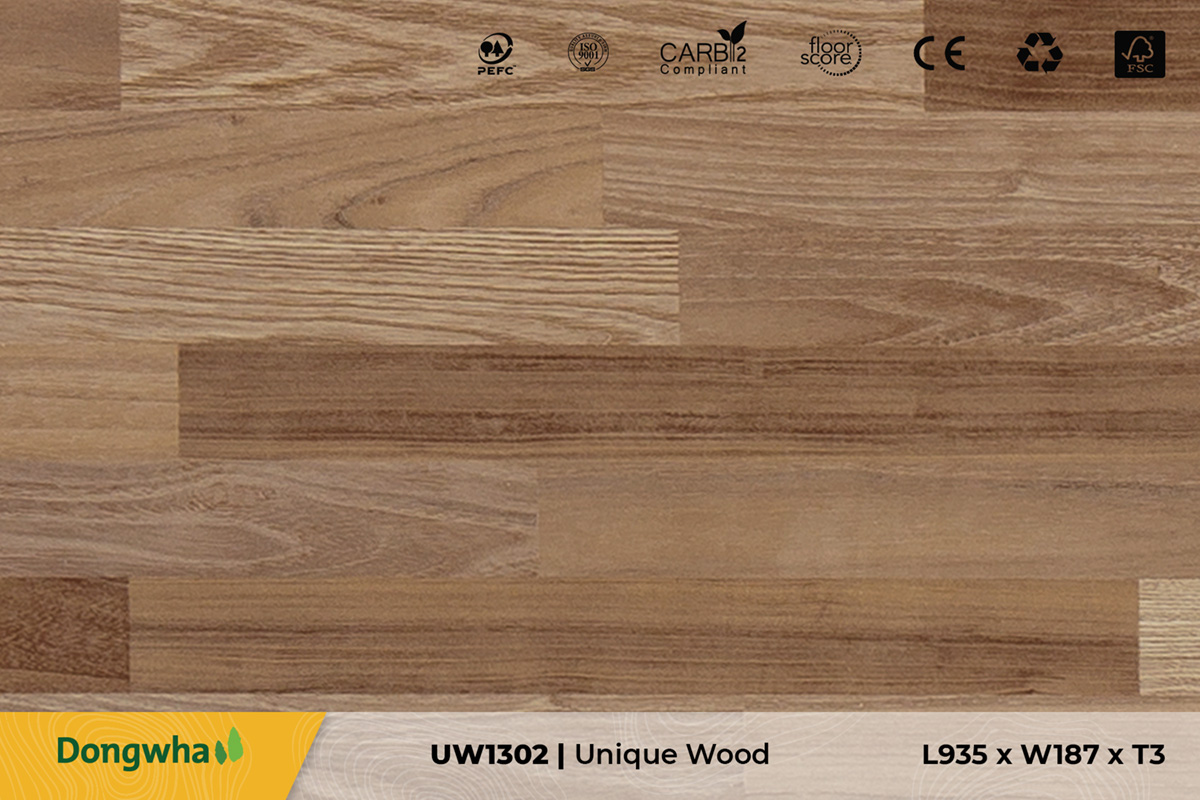 Sàn nhựa Dongwha UW1302 Unique Wood – 3mm