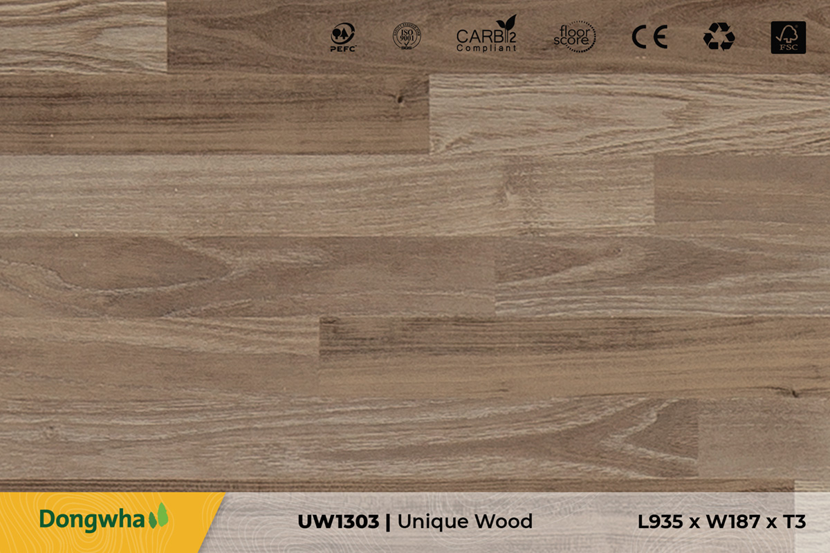 Sàn nhựa Dongwha UW1303 Unique Wood – 3mm