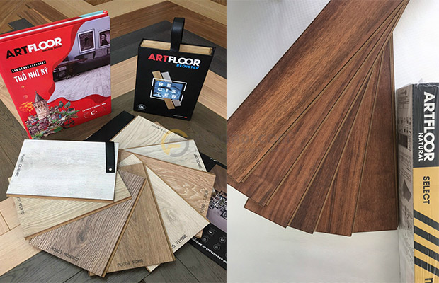 Sàn gỗ Châu Âu Artfloor sở hữu hai quy cách độ dày là 8mm và 10mm