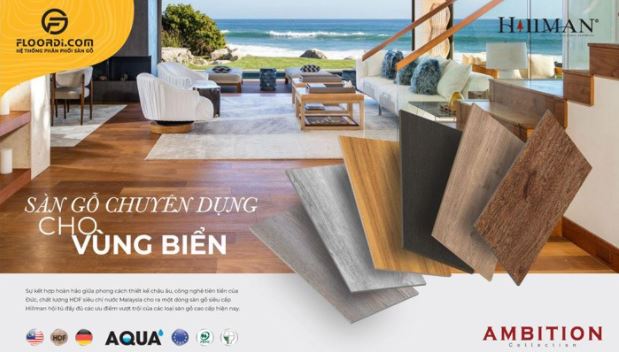 Sản phẩm được cấu thành từ cốt gỗ HDF Tropical siêu chịu lực và kháng nước vượt trội