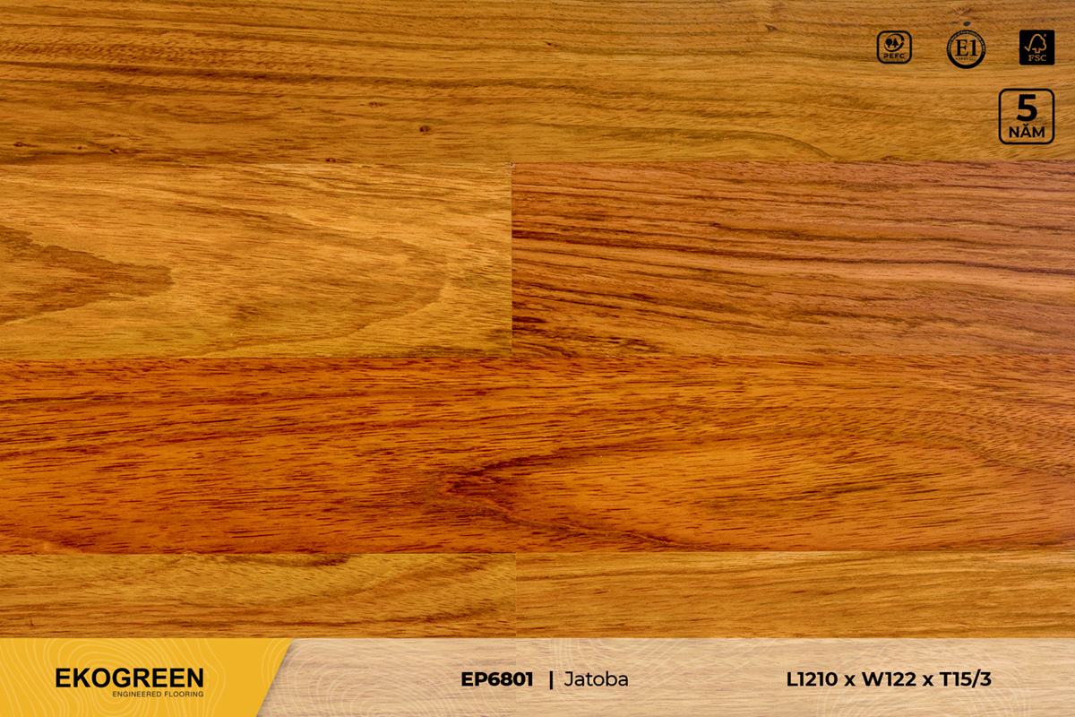 Sàn gỗ EP6801 – Jatoba – Premium – 15/3mm