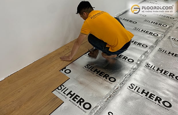 Silhero được xem là tấm lót sàn chuyên dụng dành cho sàn gỗ