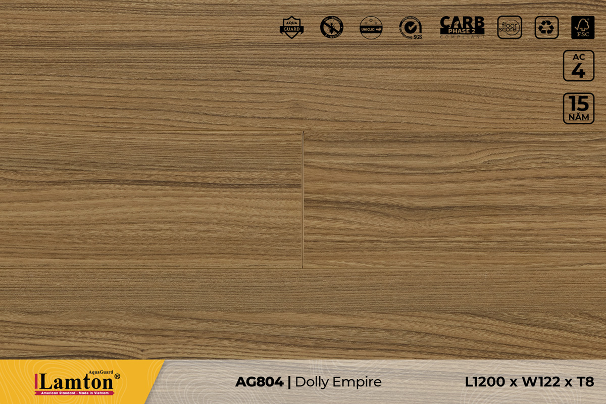 Sàn gỗ AG804 Dolly Empire – 8mm – AC4