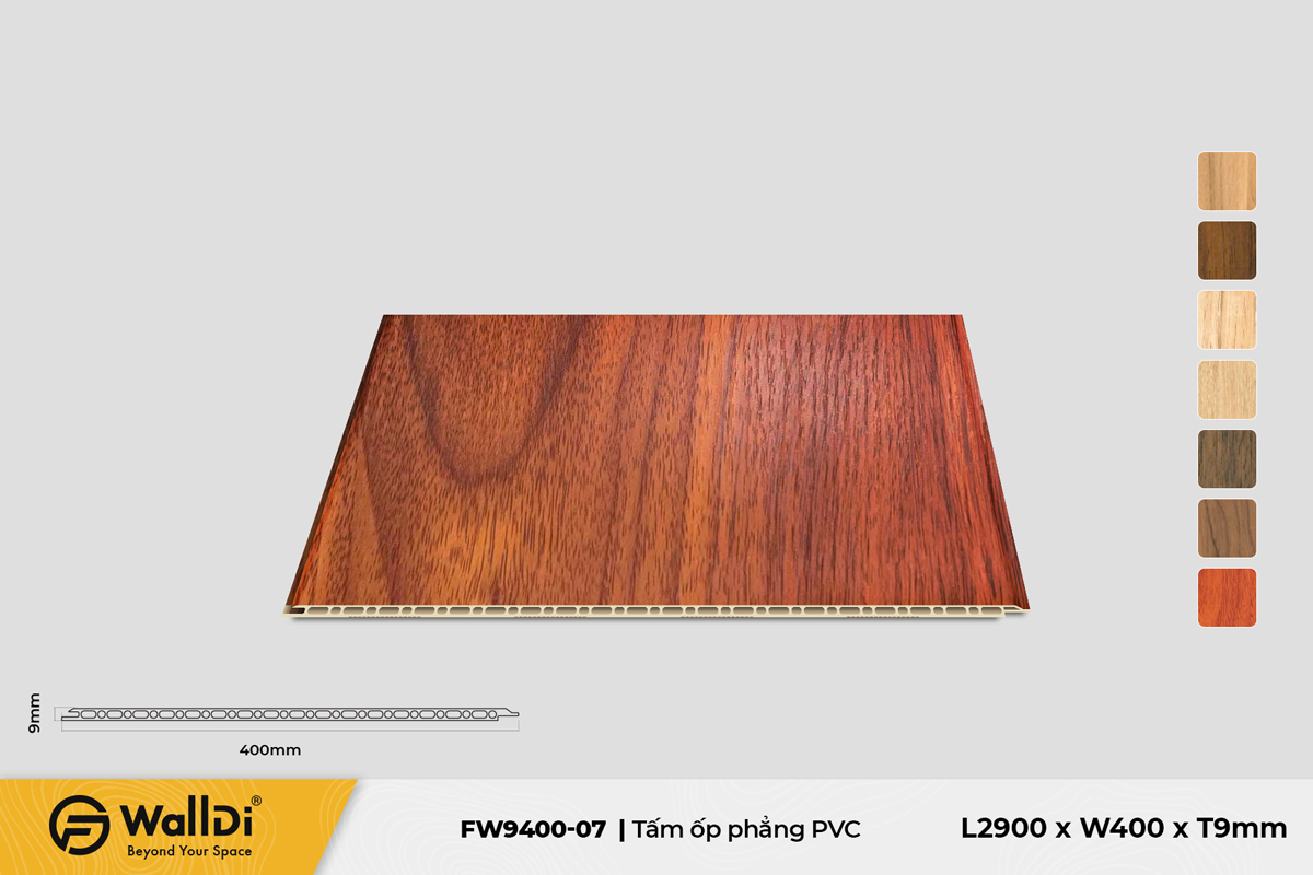 Tấm ốp tường FW9400-07 – Specila Redwood – 9mm